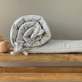 Fløjl Bredriflet Beige Taupe