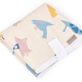 Muslin Zoe´s dinosaurer på beige