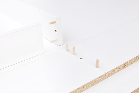 Wickelaufsatz weiß passend für 160 cm breite HEMNES Kommode mit Blende gerade Ausführung