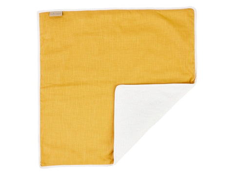 Changing mat linen yellow mustard yellow