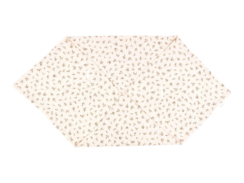 Couverture pour siège auto bébé hiver mousseline brindilles marron
