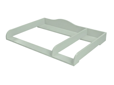 KraftKids changing top XXL pastel green extra wide 108 cm with divider compartment for 108 cm wide HEMNES