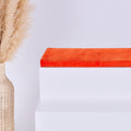 Fløjl Bredriflet Orange Renorange