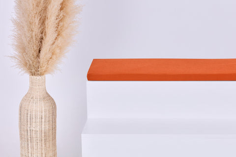 Sitzauflage für Ikea TROFAST Doppelkrepp Rot Herbstrot