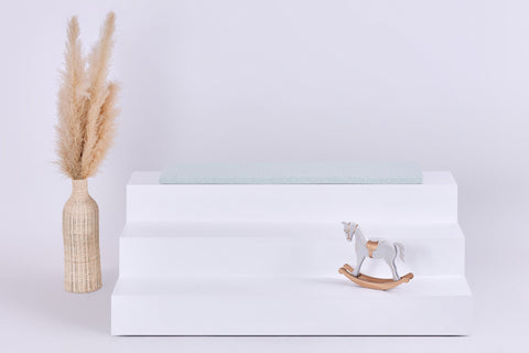 Sitzauflage für Ikea TROFAST Musselin mint Pusteblumen