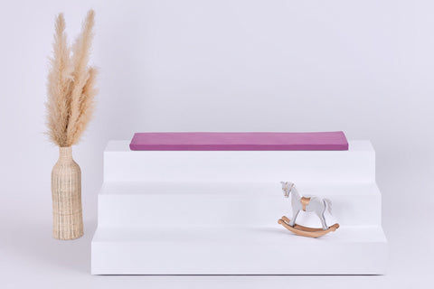 Sitzauflage für Ikea TROFAST Musselin purpur