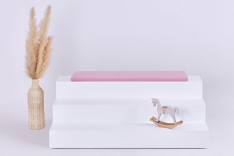 Sitzauflage für Ikea TROFAST Musselin rosa