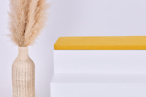 Sitzauflage für Ikea TROFAST Doppelkrepp Gelb Mustard