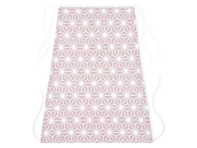 Awning white diamante on cameo pink
