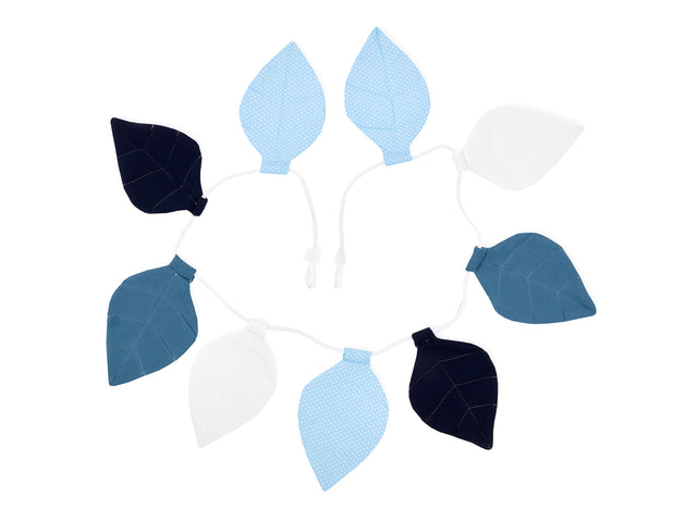 Bunting muslin blue dark blue white