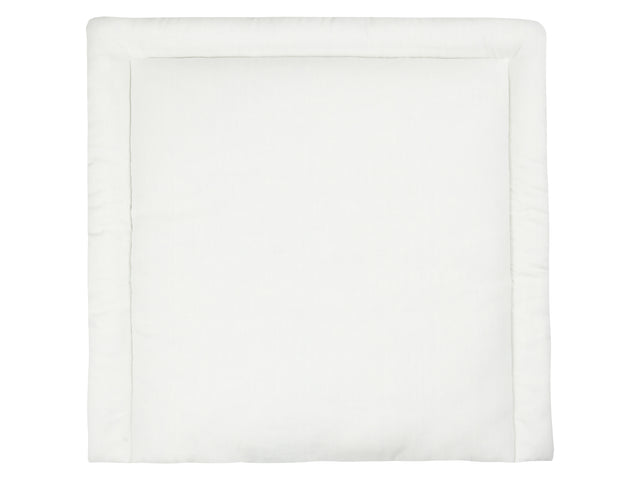 Changing mat linen light green white
