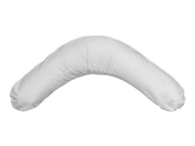 quality nursing pillow checked grey