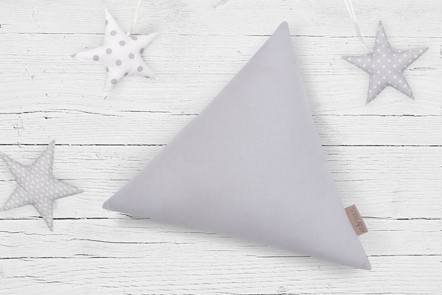 Fabric triangle plain grey