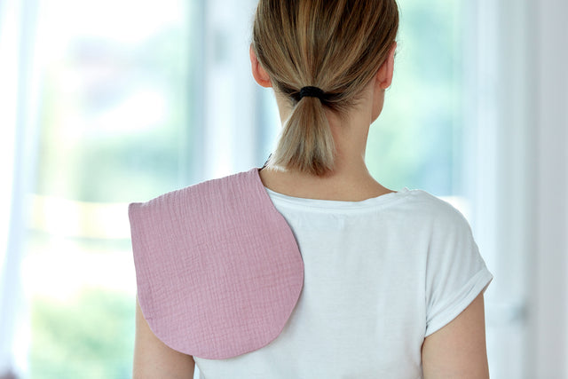 Spucktuch Musselin rosa