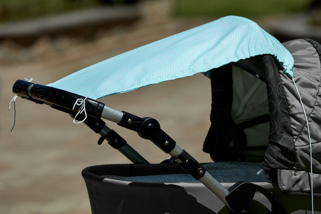 Awning White Dots on Mint