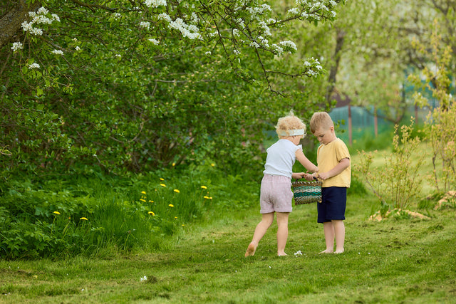 Girls shorts muslin pink dandelion