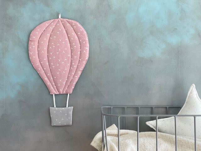 Balloon muslin pink dandelions