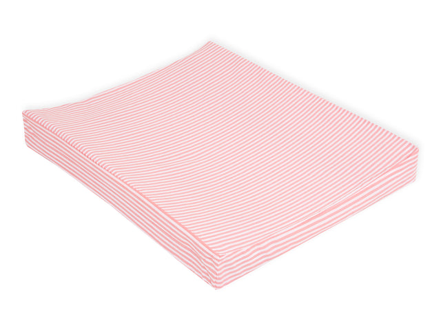 Cover for wedge changing mat stripes pink