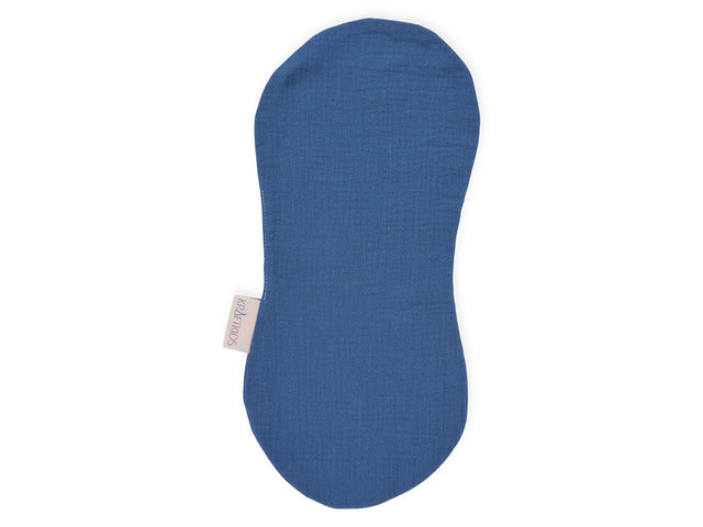 Burp cloth muslin blue