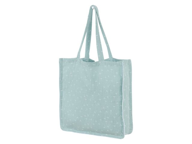Tote Bag Muselina Menta Dientes de león