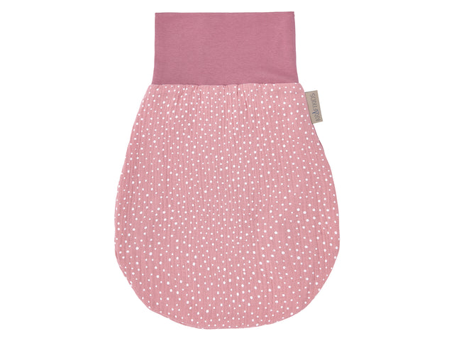 Barboteuse printemps été mousseline pois roses