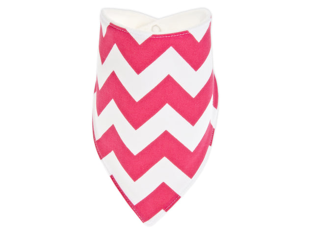 Dreieckstuch Chevron magenta