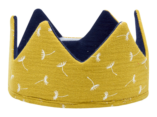 Cloth crown muslin yellow dandelion