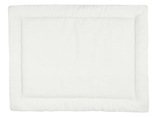 Tapis de parc lin vert clair blanc