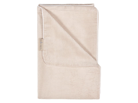 Babydecke Cord Breitcord Beige Taupe