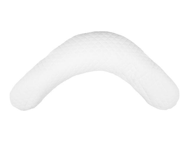 coussin d'allaitement de qualité mousseline matelassée blanc