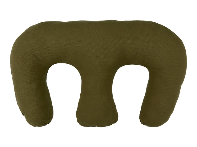 Almohada de lactancia para gemelos Muselina rosa