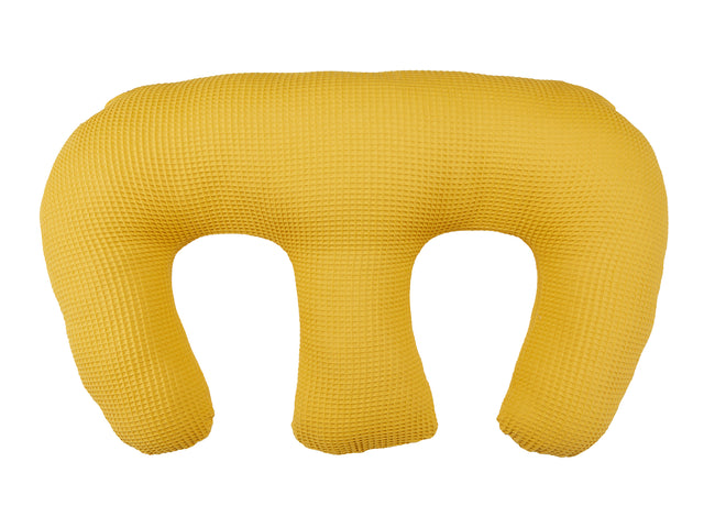 Nursing pillow for twins muslin pink