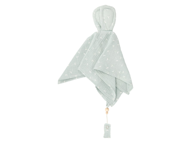 Doudou mousseline menthe pissenlit