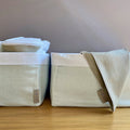 Linen light greenish white