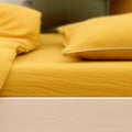 Crêpe double Jaune Moutarde