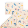 Muslin Zoe´s dinosaurer på beige