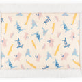 Mousseline dinosaures de Zoe´s sur fond beige