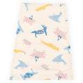 Mousseline dinosaures de Zoe´s sur fond beige