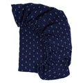 Mousseline bleu foncé Ancres