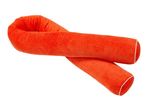 Changing table roll corduroy wide cord orange pure orange