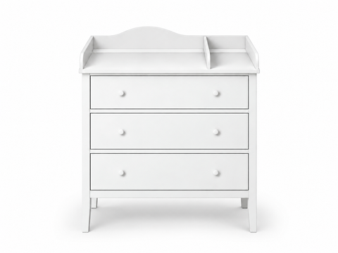 Pusletop til GULLABERG 99 cm – XXL, hvid, med rumdeler