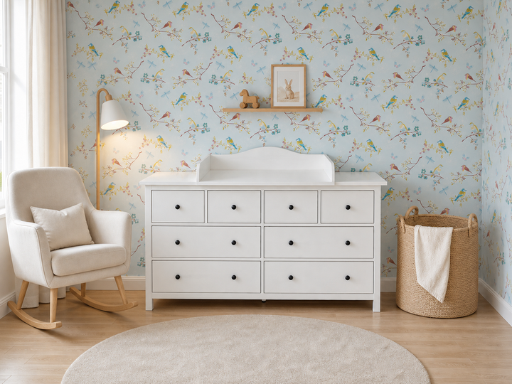 Wickelaufsatz für HEMNES 160 cm – mit Blende
