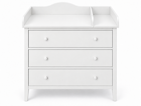 Pusletop til GULLABERG 99 cm – XXL, hvid, med rumdeler