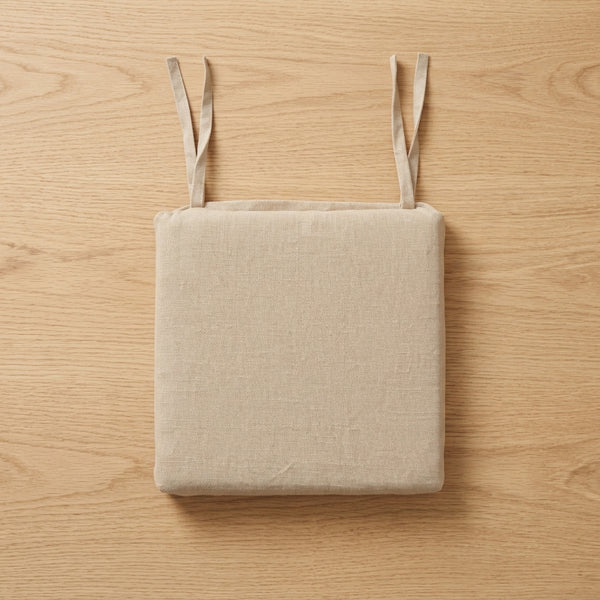 Coussin de siège pour chaises en lin