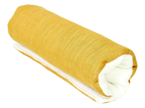 Arm protector baby seat linen yellow mustard yellow