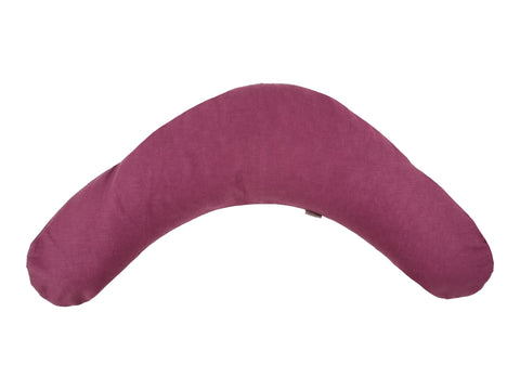 Quality nursing pillow linen dark magenta