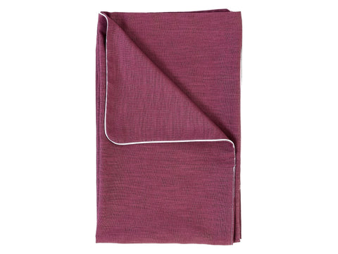 Baby blanket linen magenta dark