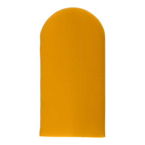 Rounded wall panel double crepe