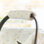 Armschoner Babyschale Musselin gelbe Zitronen