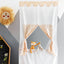 Puppentheater Kasperletheater Musselin Kirschen inkl. Teleskopstange